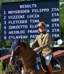 Caporal Maggiore Lucia VIZZINI, convocata dalla Federazione Italiana Sport Equestri per le categorie individuali