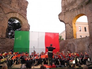 CONCERTO DELLA BANDA DELLA BRIGATA GRANATIERI DI SARDEGNA NEL PARCO DEL MUSEO STORICO DELLA FANTERIA