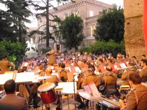CONCERTO DELLA BANDA DELL'ESERCITO NEL PARCO DEL MUSEO STORICO DELLA FANTERIA
